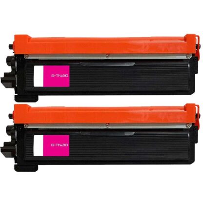 Brother TN210M Compatible Magenta Toner Cartridge Twin Pack