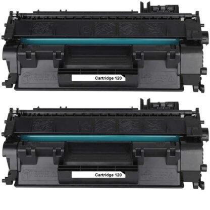 Canon 120 (2617B001AA) Compatible Black Toner Cartridge Twin Pack