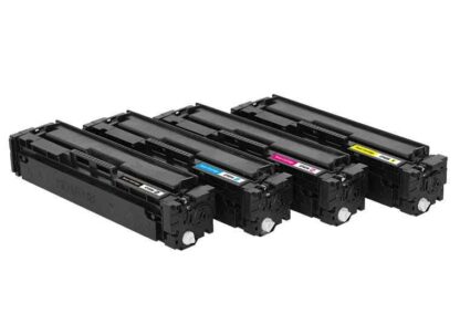 Compatible HP 201X  (Replaces 201A) Toner Cartridge 4-Pack High-Yield