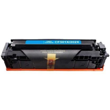 Compatible HP 202X Toner Cartridge Cyan High-Yield (CF501X)