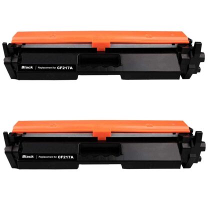 Compatible HP 17A Toner Cartridge Black Twin Pack (CF217A)