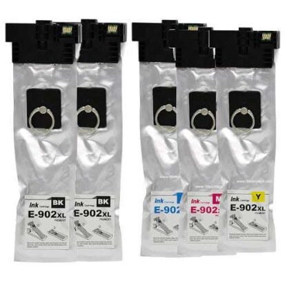 Epson 902XL Remanufactured High-Yield Ink Cartridge 5-Piece Combo Pack