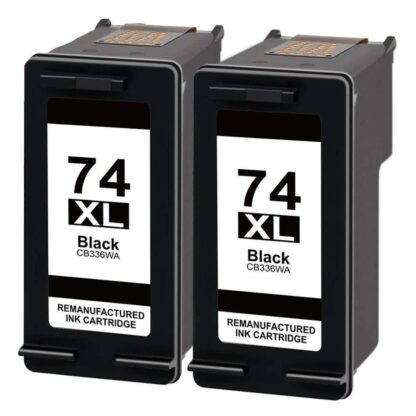 Remanufactured HP 74XL Ink Cartridge 2-Pack Combo