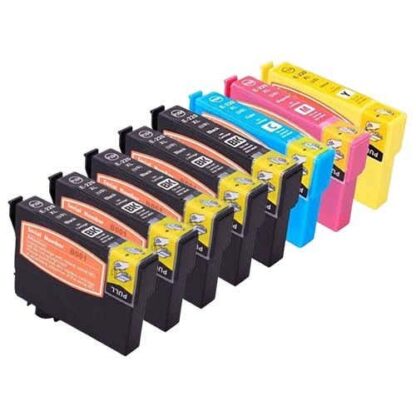 Epson 220XL Remanufactured High Yield Ink Cartridge 8-Pack