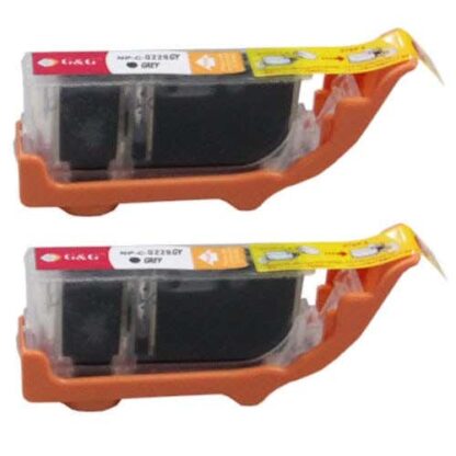 Canon CLI-226GR (4550B001) Compatible Gray Ink Cartridge Twin Pack