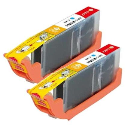 Canon CLI-251XL (6449B001) Compatible Cyan High-Yield Ink Cartridge Twin Pack