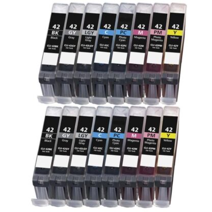 Canon CLI-42 Compatible Ink Cartridge 16-Piece Combo Pack