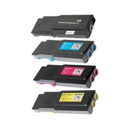 Dell C3760 / C3765 Compatible Extra High-Yield Toner 4-Piece Combo Pack