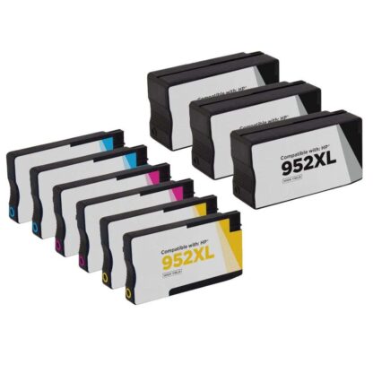 Remanufactured HP 952XL Ink Cartridge High-Yield 9-Piece Combo Pack