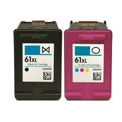 HP 61XL Remanufactured High-Yield Ink Cartridge 2-Piece Combo Pack