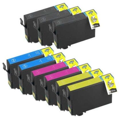 Epson 812XL Remanufactured High Yield Ink Cartridge 9-Piece Combo Pack