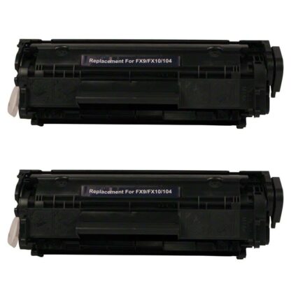 Canon 104 (0263B001AA) Compatible Black Laser Toner Cartridge Twin Pack