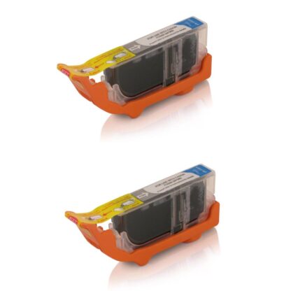 Canon CLI-221GR (2950B001) Compatible Gray Ink Cartridge Twin Pack - Image 2