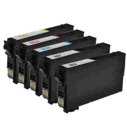 Epson 802 Remanufactured High Yield Ink Cartridge 5-Pack Combo - Image 2