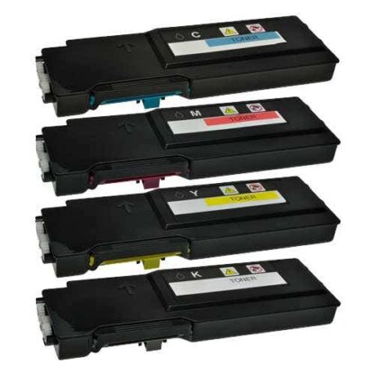 Dell C2660dn / Dell C2665dnf Compatible High-Yield Toner 4-Piece Combo Pack