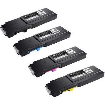 Dell S3840cdn / S3845cdn Extra High-Yield Compatible Toner 4-Piece Combo Pack