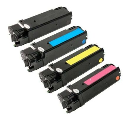 Xerox Phaser 6125 Compatible Toner Cartridge 4-Piece Combo Pack