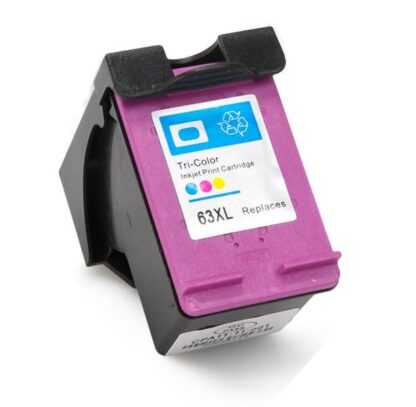 Remanufactured HP 63XL Ink Cartridge Color High-Yield (F6U63AN)