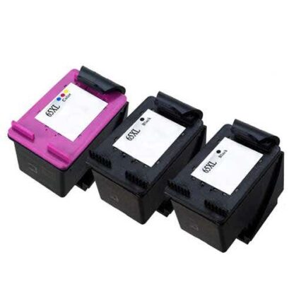 Remanufactured HP 65XL Ink Cartridge High-Yield 3-Piece Combo Pack