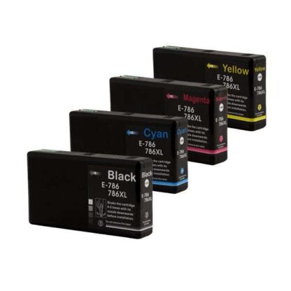 Remanufactured Epson 786XL Ink Cartridge 4-Pack High-Yield