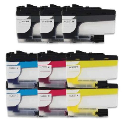 Compatible Brother LC3037 Ink Cartridge Super High-Yield 9-Piece Combo Pack