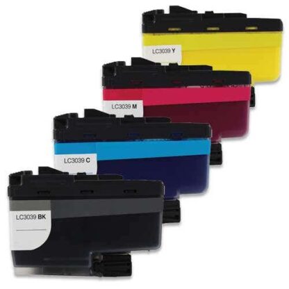 Compatible Brother LC3039 Ink Cartridge 4-Pack Combo