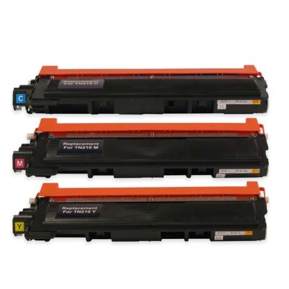 Brother TN225 Compatible High-Yield Color Toner Cartridge 3-Pack