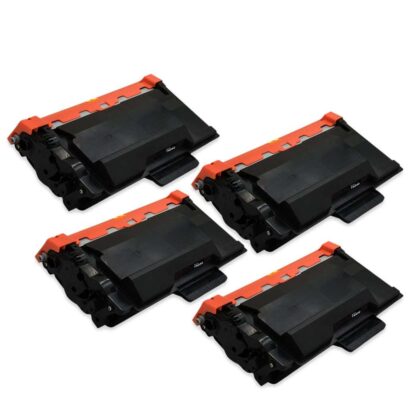 Brother TN850 (Replaces TN820) Black Compatible High-Yield Toner Cartridge 4-Pack