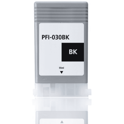 Compatible Canon PFI-030Bk Standard Yield Black Ink Cartridge