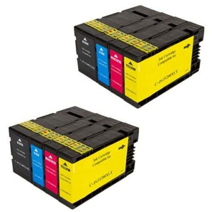 Canon PGI-1200XL Compatible High Yield Ink Cartridge 8-Pack