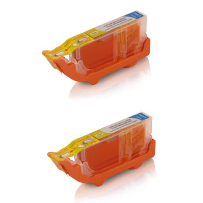 Canon CLI-221Y (2949B001) Yellow Compatible Ink Cartridge Twin Pack