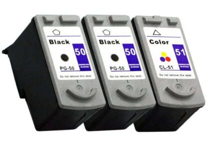 Canon PG-50 & CL-51 Remanufactured Ink Cartridge 3-Piece Combo Pack