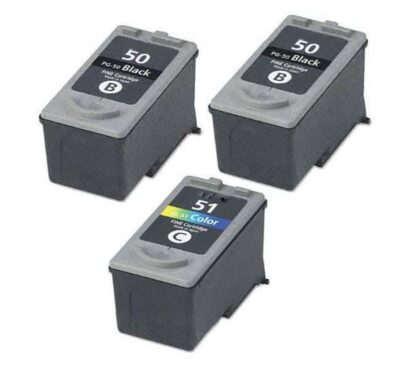 Canon PG-50 & CL-51 Remanufactured Ink Cartridge 3-Piece Combo Pack - Image 2