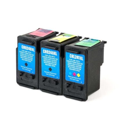 Remanufactured Canon PG-240XL & CL-241XL Ink Cartridge High-Yield 3-Piece Combo Pack