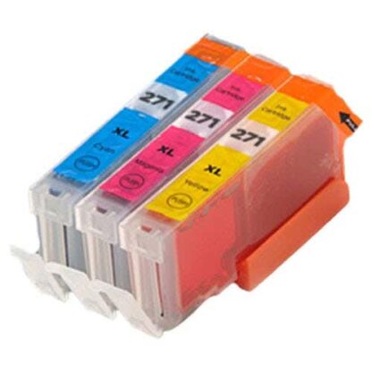 Canon CLI-271XL Color Compatible High Yield Ink Cartridge 3-Pack