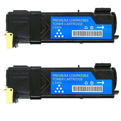 Dell 310-9060 (KU053) Cyan High-Yield Compatible Toner Cartridge Twin Pack