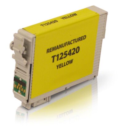 Epson 125 (T125420) Remanufactured Yellow Ink Cartridge