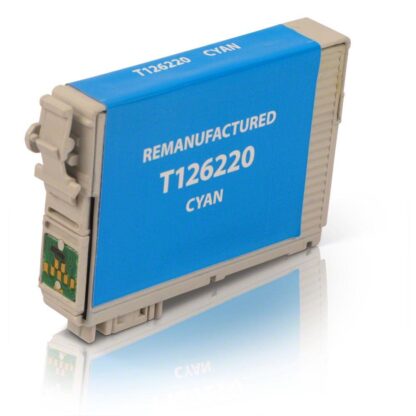 Epson 126 (T126220) Remanufactured Cyan High-Yield Ink Cartridge