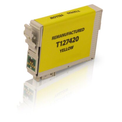 Epson 127 (T127420) Remanufactured Yellow Extra High-Yield Ink Cartridge