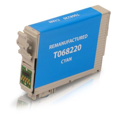 Remanufactured Epson 68 Ink Cartridge Cyan High-Yield (T068220)