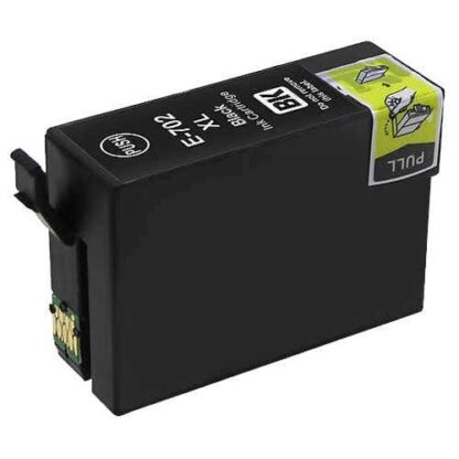 Remanufactured Epson 702XL Ink Cartridge (T702XL120) Black High-Yield