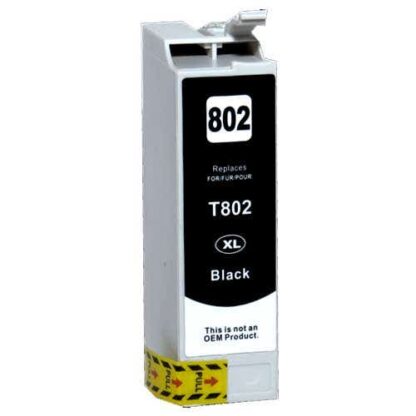 Remanufactured Epson 802XL Ink Cartridge Black High-Yield (T802XL120)