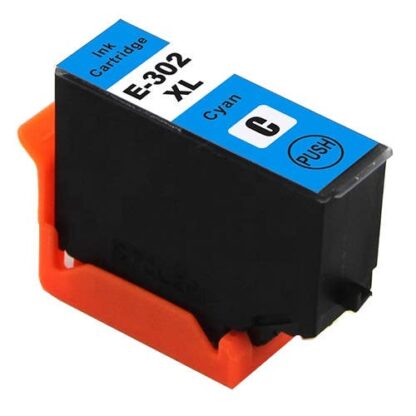 Epson 302XL (T302XL220) Remanufactured Cyan High-Yield Ink Cartridge