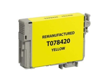 Epson 78 (T078420) Remanufactured Yellow Ink Cartridge - Image 2