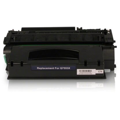 Remanufactured HP 53X Toner Cartridge Black High-Yield (Q7553X)