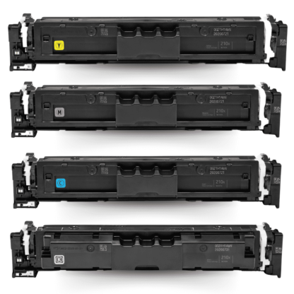 Compatible HP 210X High Yield Toner Cartridge 4-Piece Combo Pack