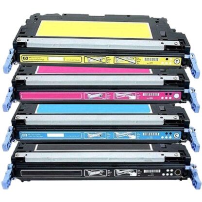 HP 502A Remanufactured Toner Cartridge 4-Piece Combo Pack