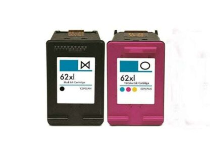 Remanufactured HP 62XL Ink Cartridge High-Yield 2-Piece Combo Pack