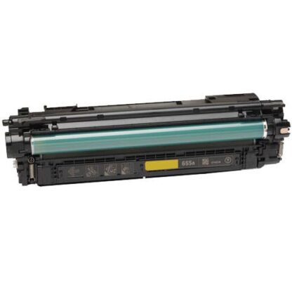 HP 655A (CF452A) Remanufactured Yellow Laser Toner Cartridge