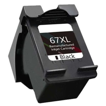 HP 67XL (3YM57AN) Remanufactured Black High Yield Ink Cartridge